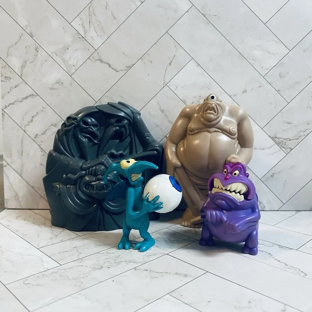 Vintage 1996 Mixed Lot of 4 McDonalds Happy Meal Disney Hercules Toys